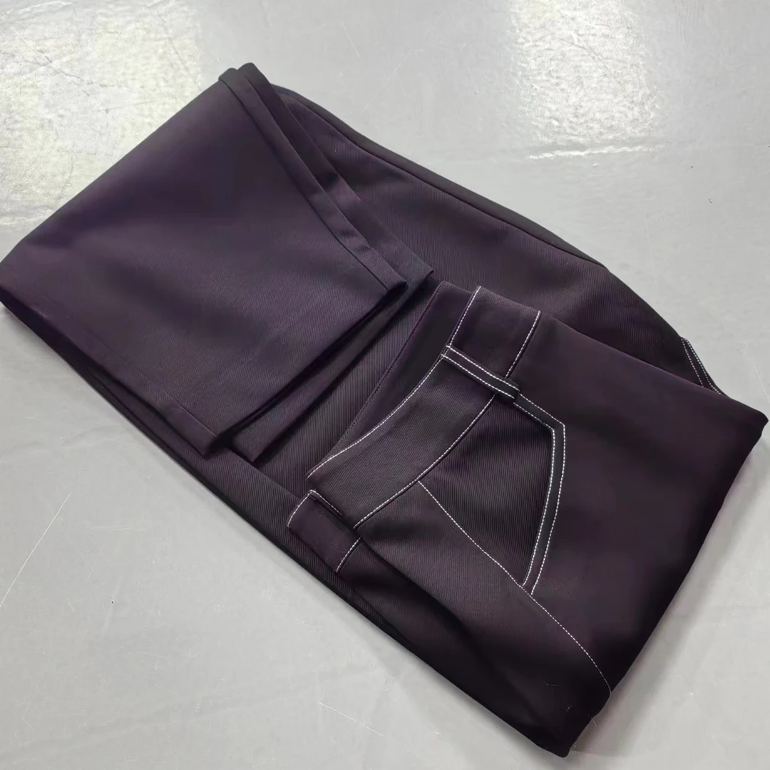 【南油玲姐】黑色休闲裤68071