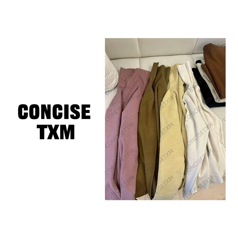 【唐小木】袖口翻边高领打底 秋冬百搭气质长袖打底衫 S0726