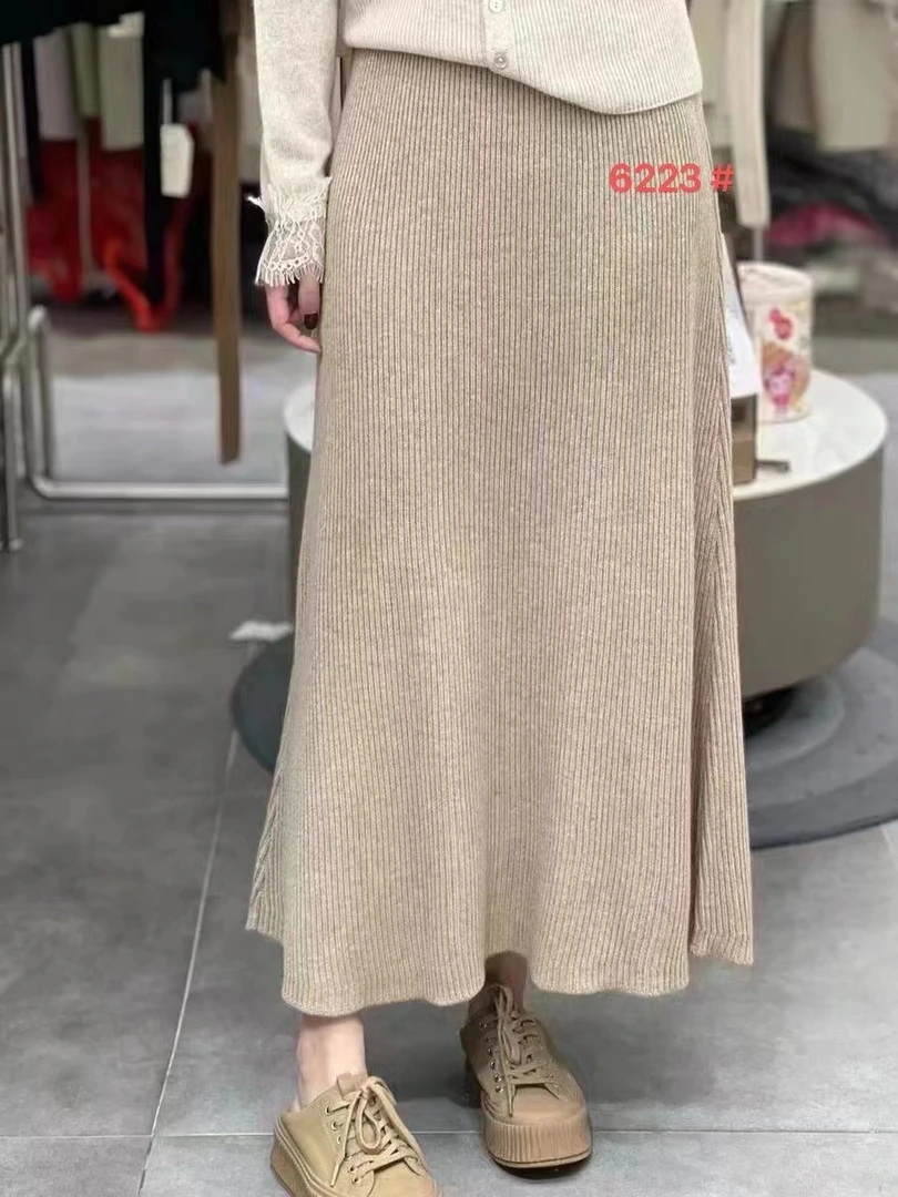 【唐小木】百搭针织半身裙   气质冬款半身裙时尚冬季女士休闲