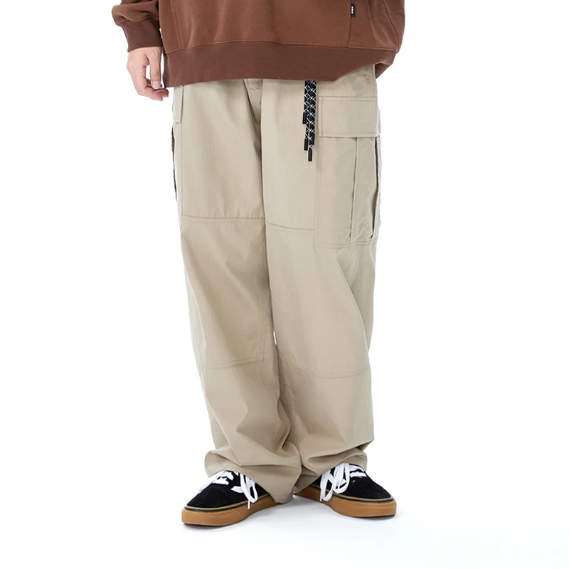 STAW2023春秋抗撕裂耐磨宽松工装休闲长裤百搭日系休闲裤男装潮流