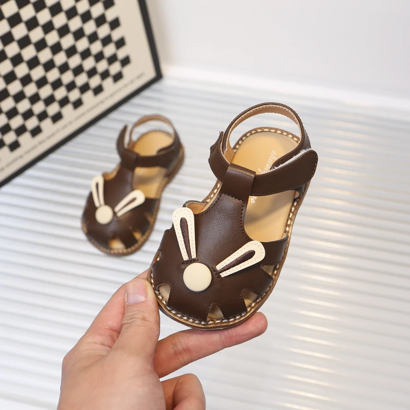 女宝宝凉鞋夏季软底学步鞋包头小童鞋子婴儿时尚沙滩鞋儿童鞋2325