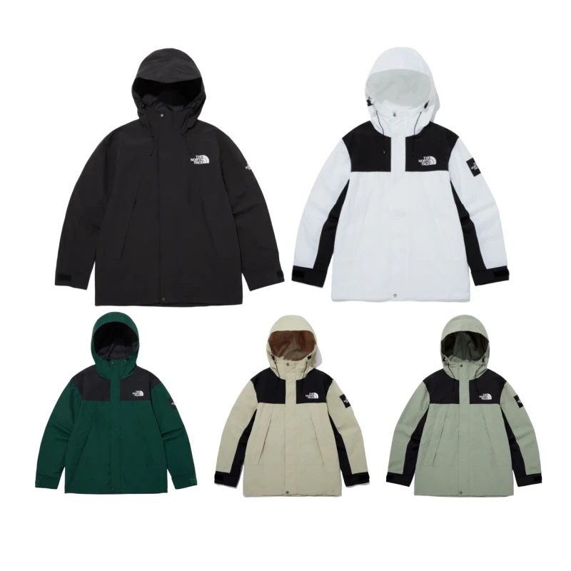 THE NORTH FACE/北面 户外防风防水刺绣LOGO连帽冲锋衣夹克外套