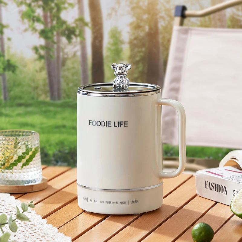 迷你电煮杯小型一人电炖杯便携式炖煮杯煮粥杯烧水杯全自动加热杯