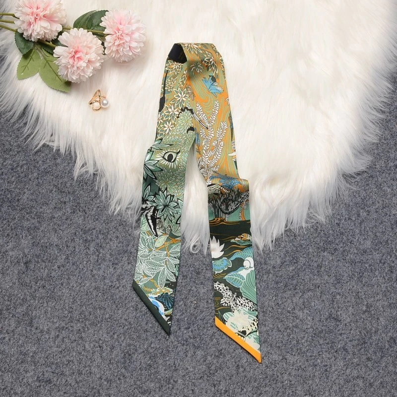 桑蚕丝86x5伪装大师女士时髦多功能发带韩式气质百搭真丝绑包P008