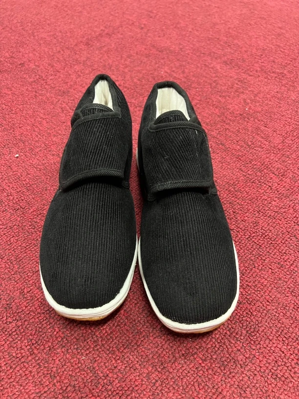 老式加厚棉花手纳底靴子保暖舒适男女同款休闲鞋