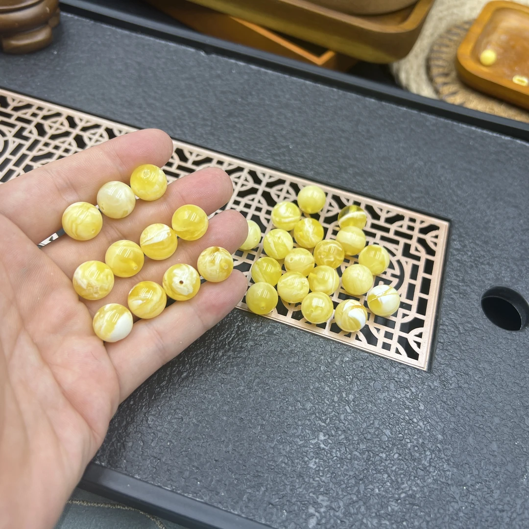发其一超高品质金瓷白圆珠 12+尺寸白如蜡颗颗妖孽瓷白多样性发货