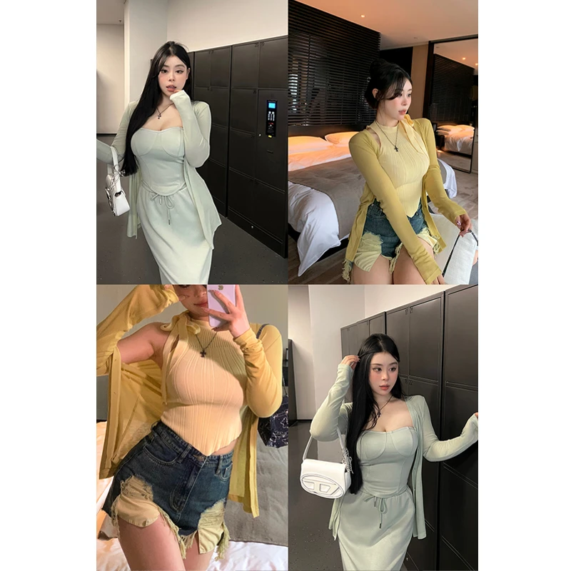 黑泽玄七2023夏季新款防晒开衫薄款外搭遮手臂针织上衣98232D8461