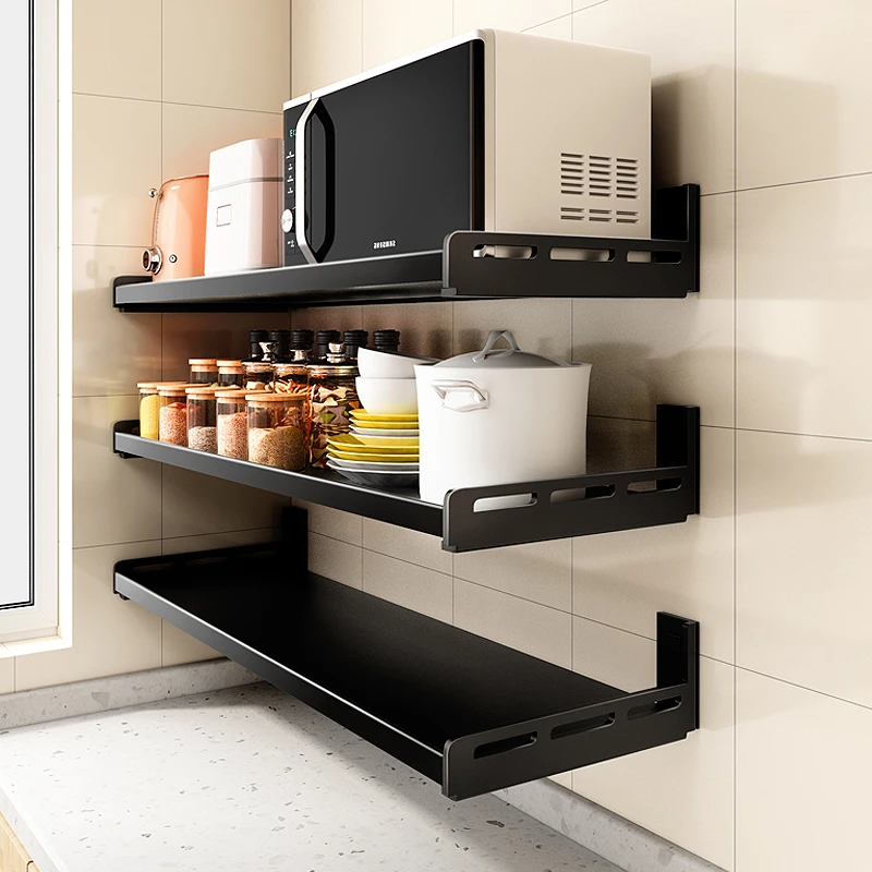 厨房置物架调料调味品收纳墙上壁挂免打孔挂墙加宽多功能用品意式