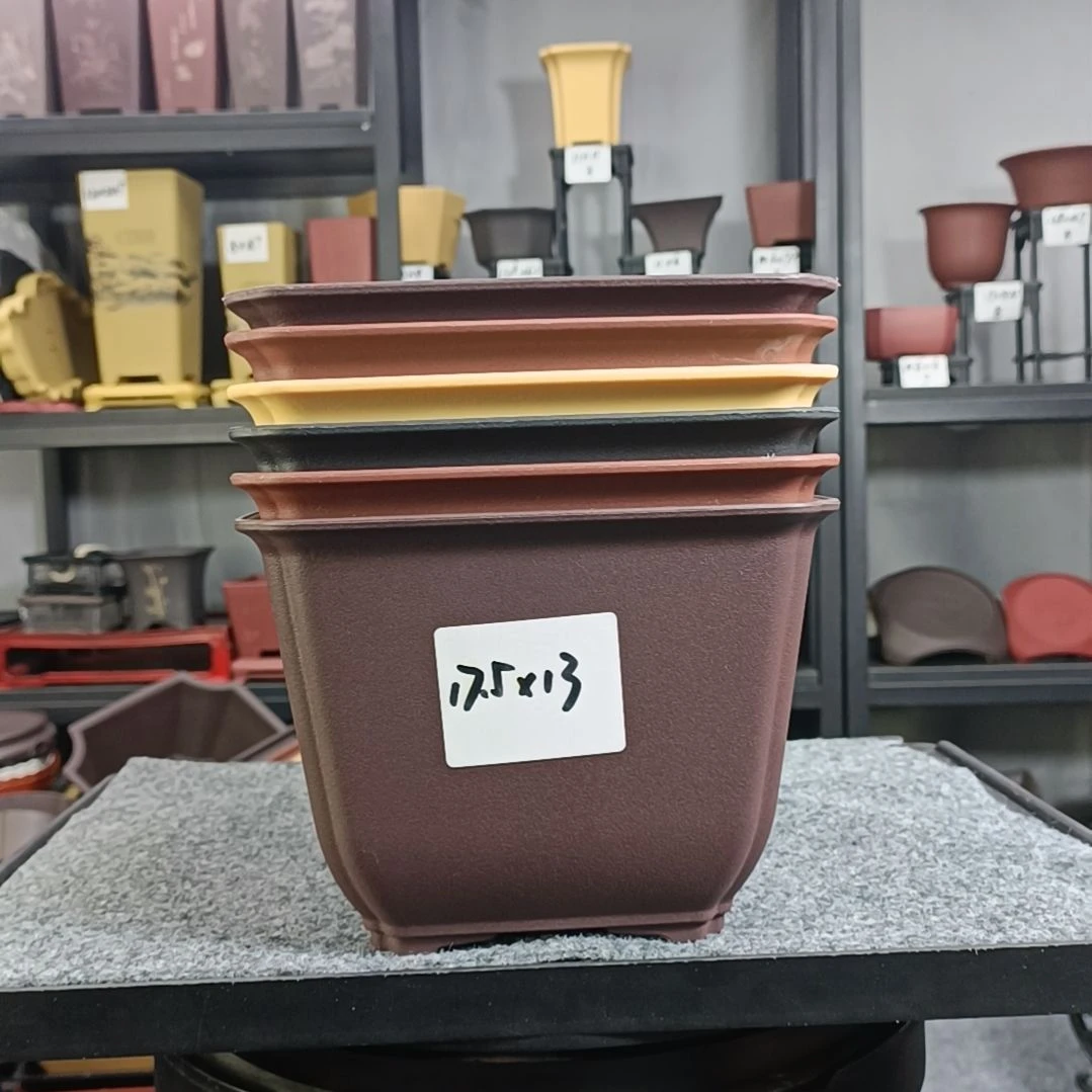 【闪购商品】复合15cm以下6只17.5cm抽角缩底四方盆