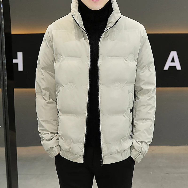 2025男士秋冬新款灰鸭绒立领羽绒服外套冬季保暖短款休闲男装1805