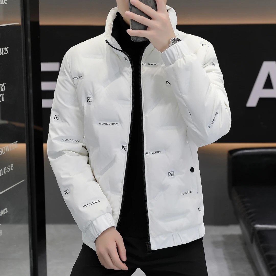 男士冬季短款立领羽绒服轻薄保暖外套时尚韩版潮流休闲轻暖上衣男