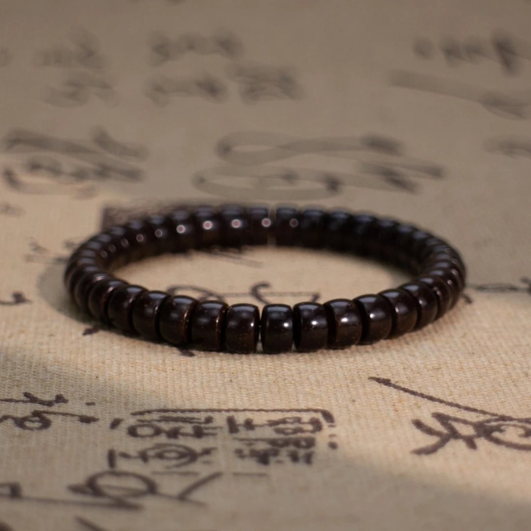 小直切药片手串原生态印尼椰蒂手串椰蒂手串