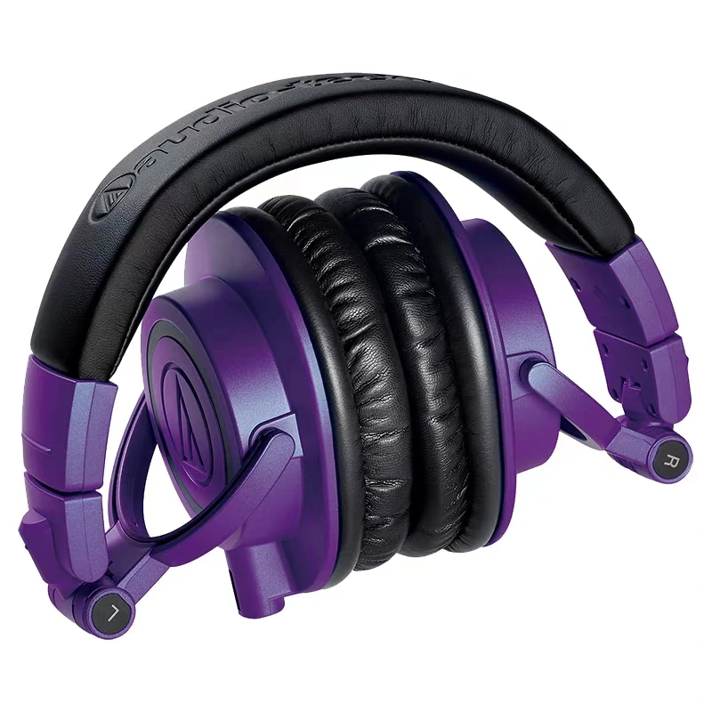 ATH-M50x专业监听音乐HIFI耳机 紫色限量
