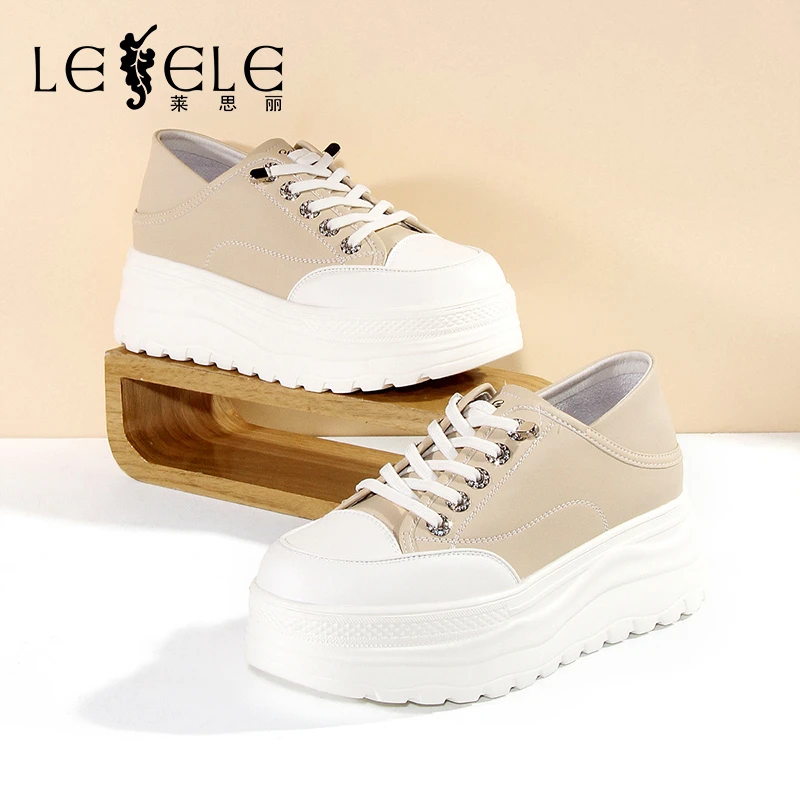 莱思丽时尚百搭厚底女鞋夏季韩版休闲鞋LA10759