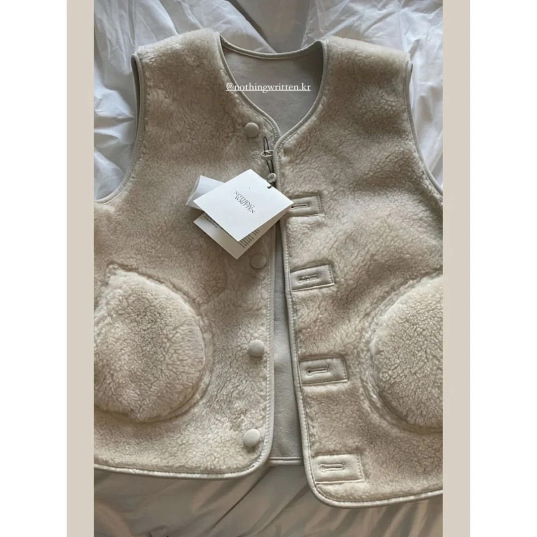 Dannniel自制 双面穿一体马甲 细节高品质