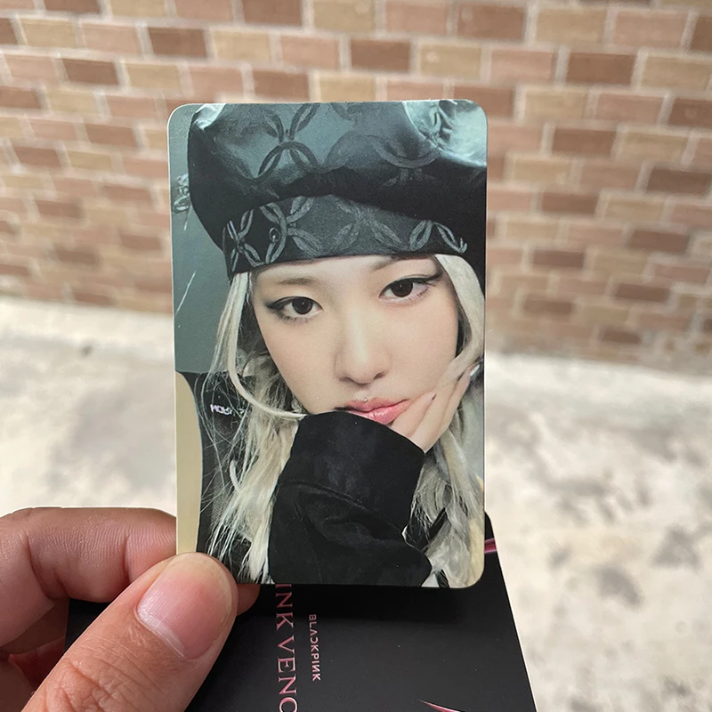 朴彩英rose贝雷帽小卡打歌卡blackpink限量收藏高清特典专属卡