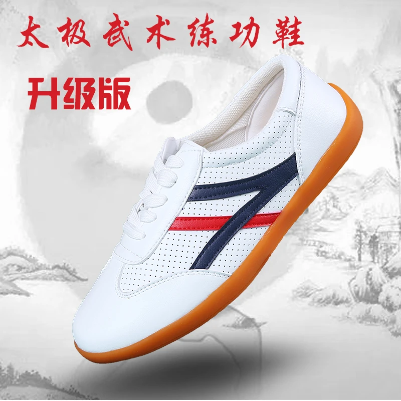 【老师同款】新款太极鞋高端纯手工女真皮武术男送一双鞋垫+袜子