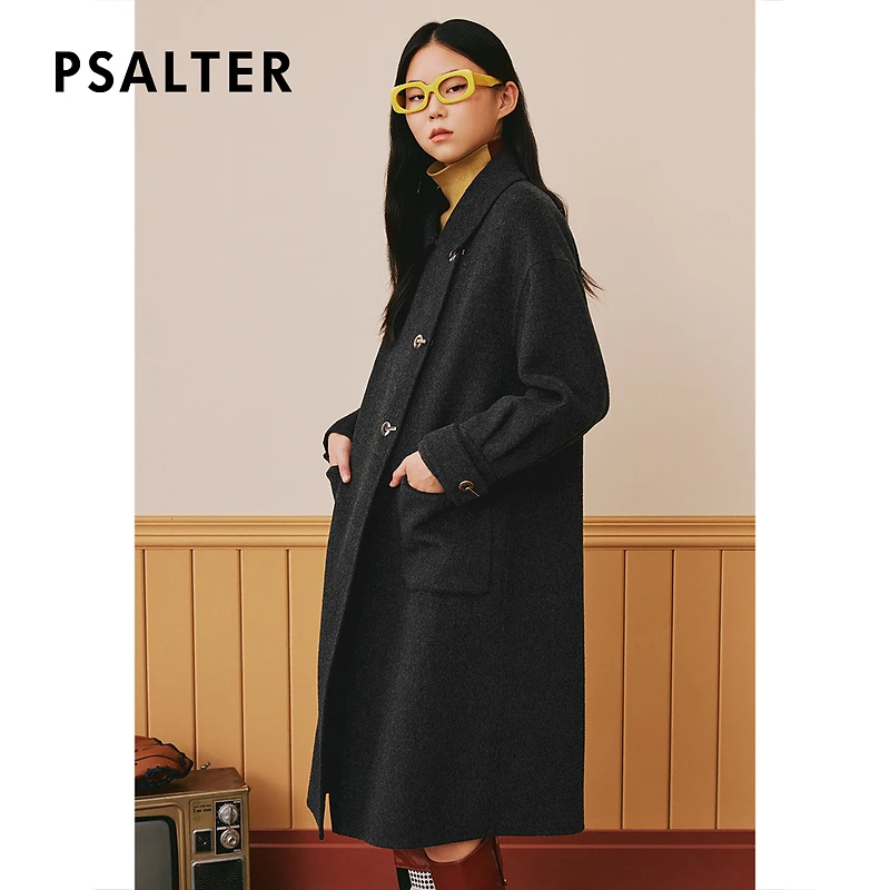 [国风新中式]PSALTER诗篇专选国风新中式羊毛双面呢毛呢大衣冬