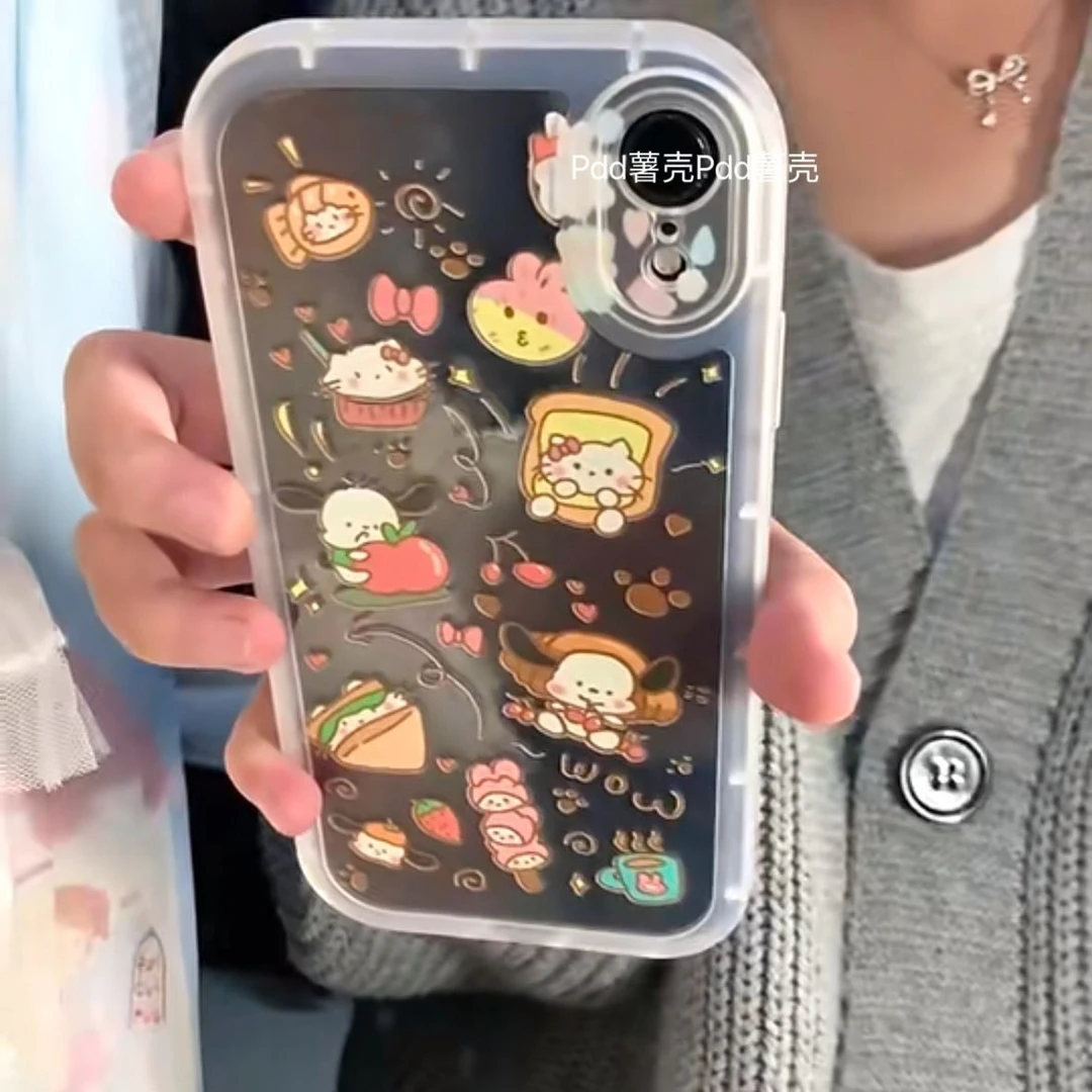 苹果华为vivo小米oppo手机壳女款iphone15/13/14软硅胶套华为荣耀