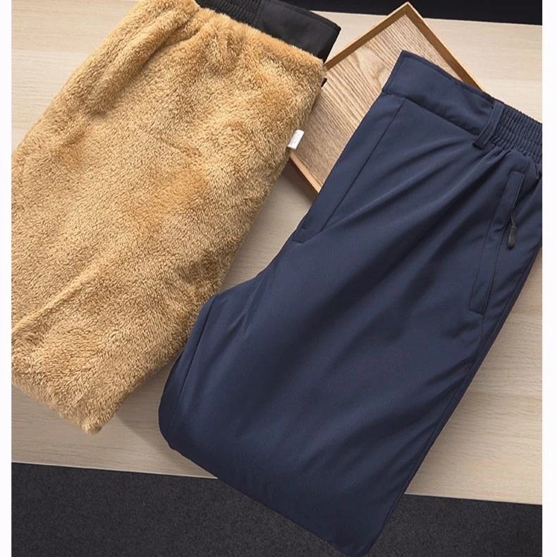 中老年保暖裤男60-70岁老人棉裤爷爷装加绒加厚男宽松爸爸装棉裤