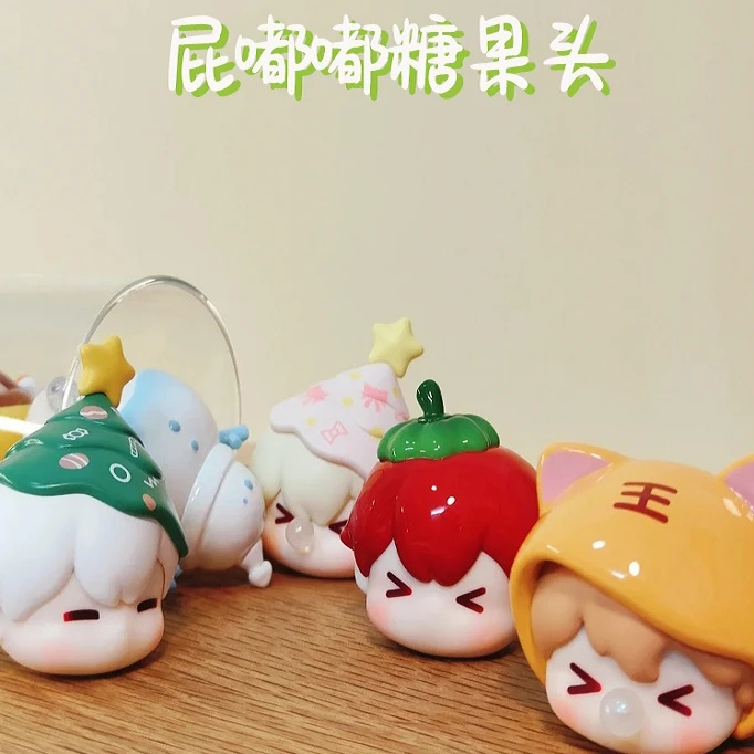 PEDUDU屁嘟嘟糖果头系列盲盒萌粒潮玩手办小公仔娃娃