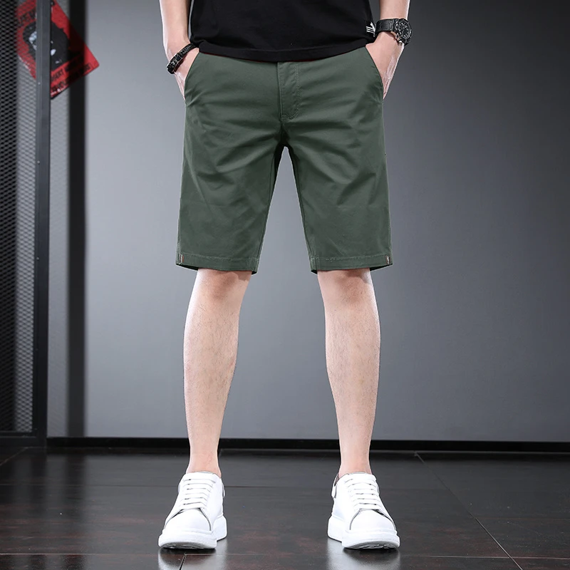 罗蒙高端工装短裤男夏季修身休闲五分裤百搭5分简约中裤潮流男装