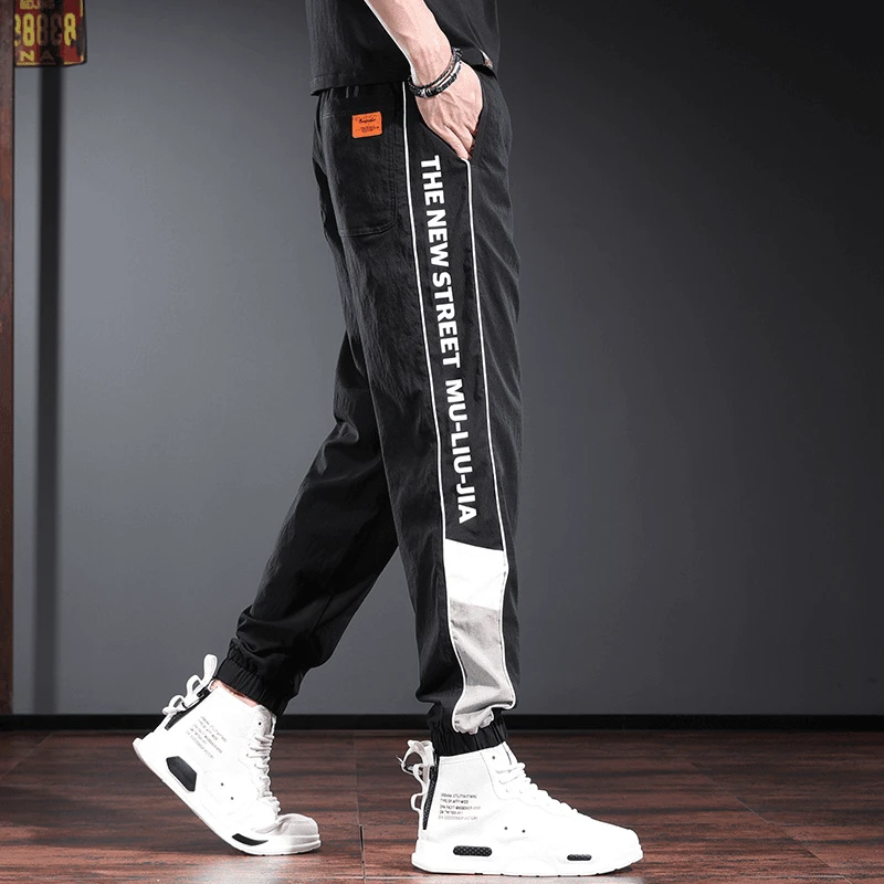 jeep吉普高端裤子男秋冬新款男士休闲裤男裤速干宽松运动裤男百搭