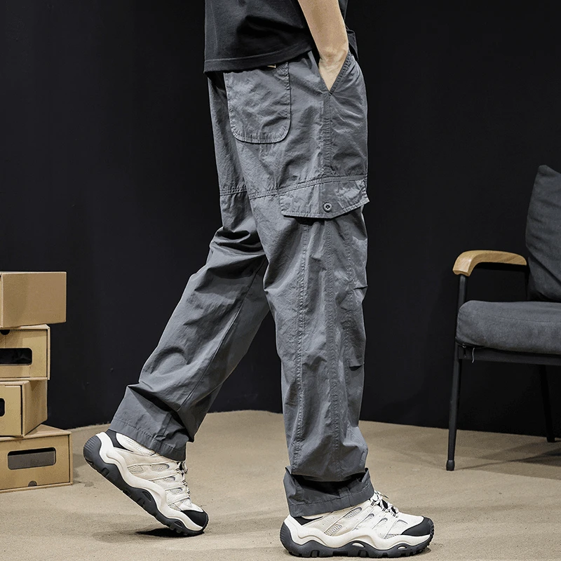 jeep吉普高端工装休闲裤男秋冬新款男士运动速干裤子美式潮牌男裤