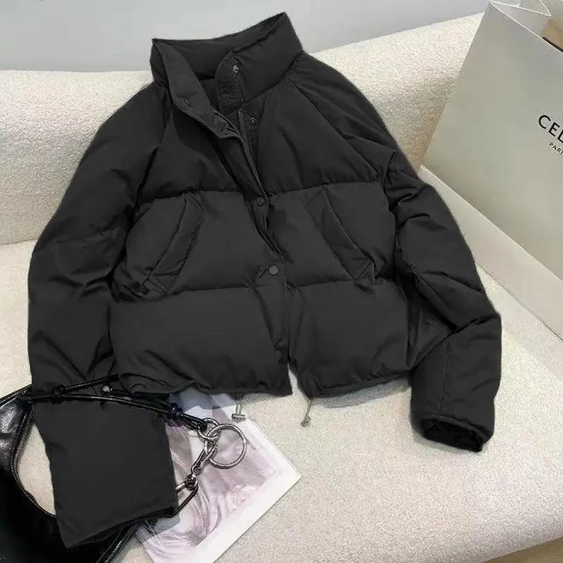 波司断码2023新款韩版小个子立领时尚休闲短款羽服女学生面包服外