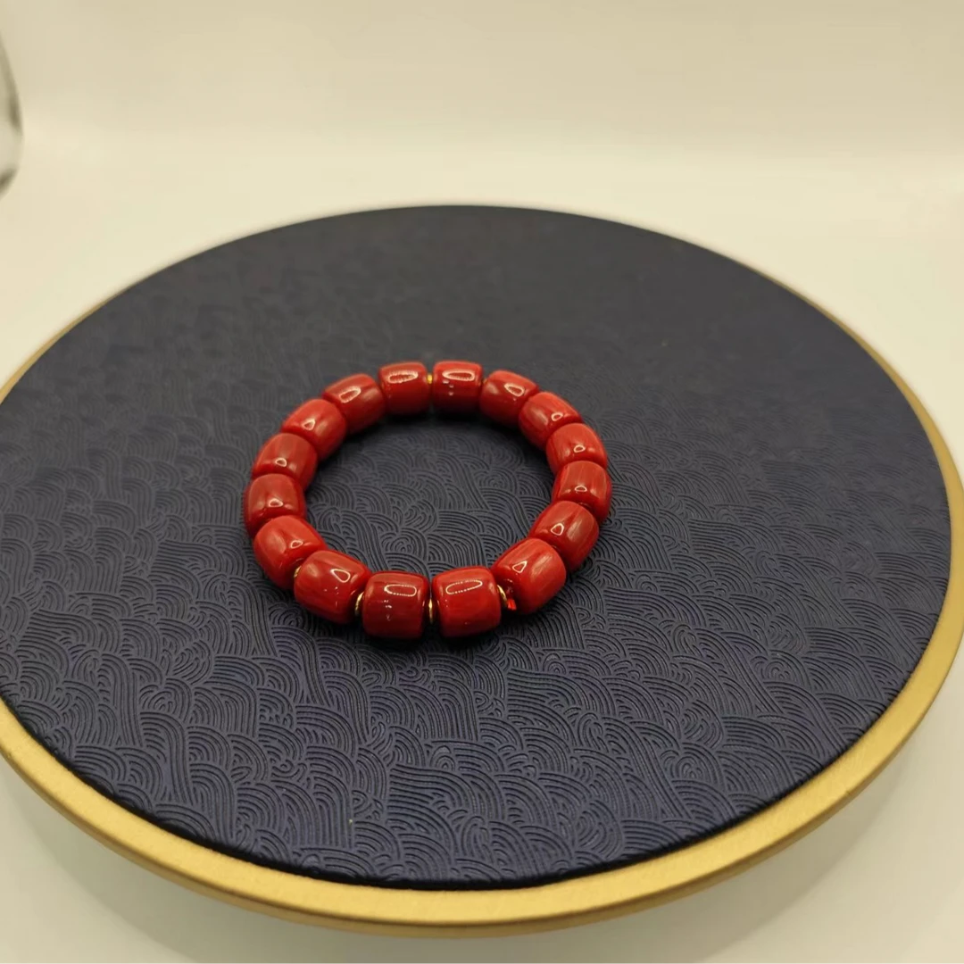 7号H66杉12mm桶珠手串