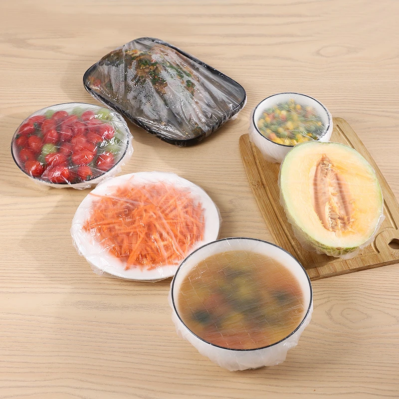 保鲜袋子一次性保鲜膜套食品级厨房家用PE剩饭菜水果防尘万能