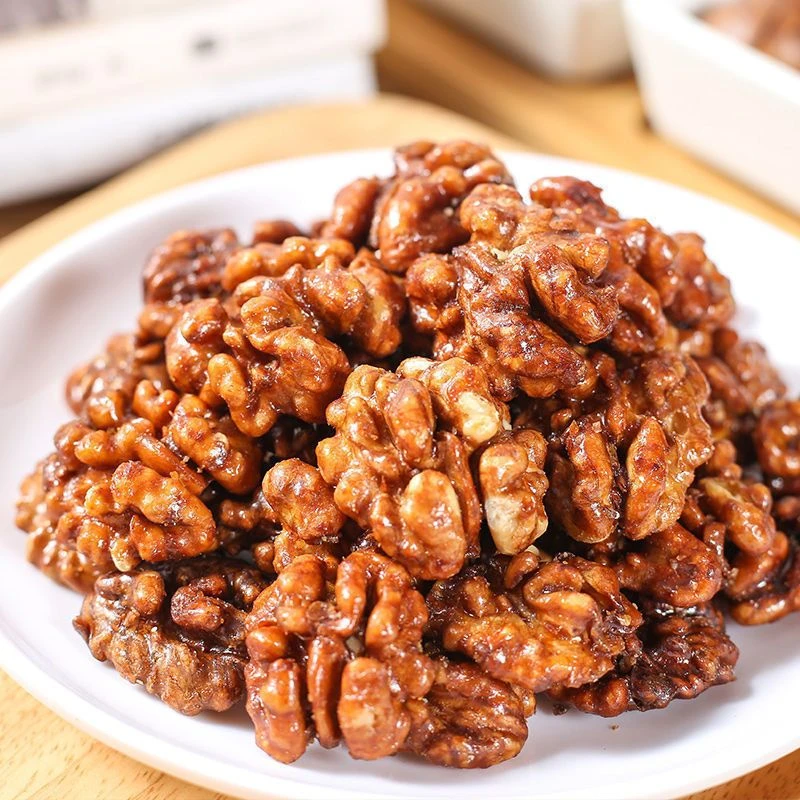 琥珀核桃仁香甜酥脆饱满清甜浓郁好吃休闲零即食饱满年货便携解馋