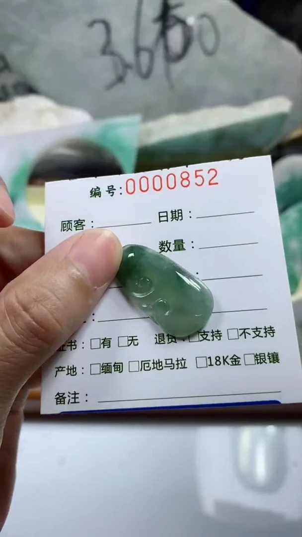 【闪购商品】翡翠颈饰未镶嵌料子