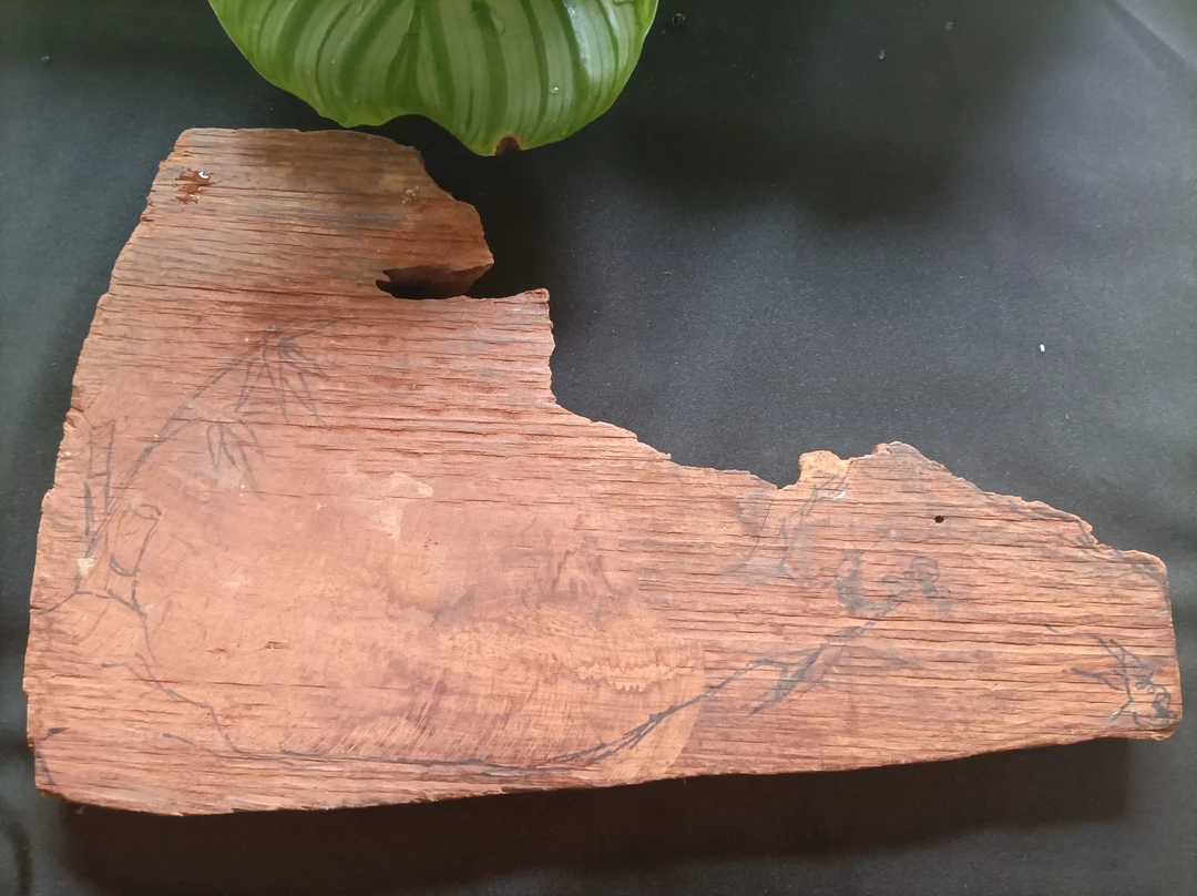 海南黄花梨糠梨老料大板可以做茶盘厚度超五非常大气千年老料降香