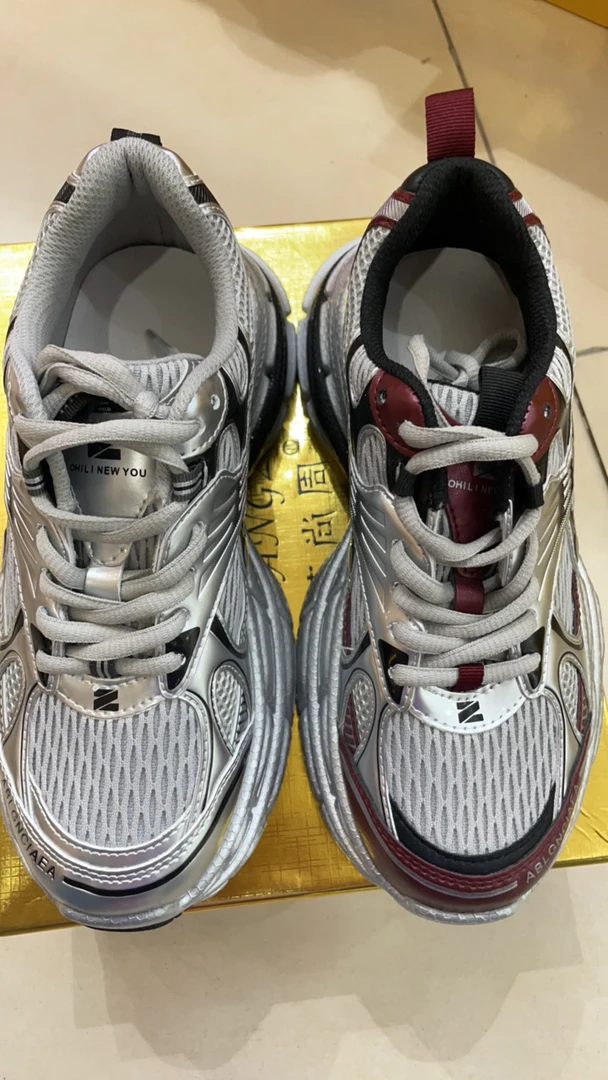 韩版厚底真皮老爹鞋女潮流轻便舒适透气运动鞋