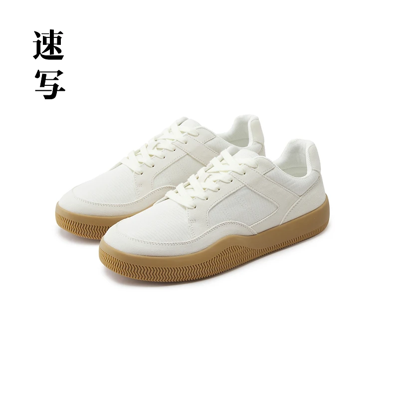 速写男装秋冬新款休闲板鞋简约滑板鞋设计舒适时尚男鞋8O8M14500
