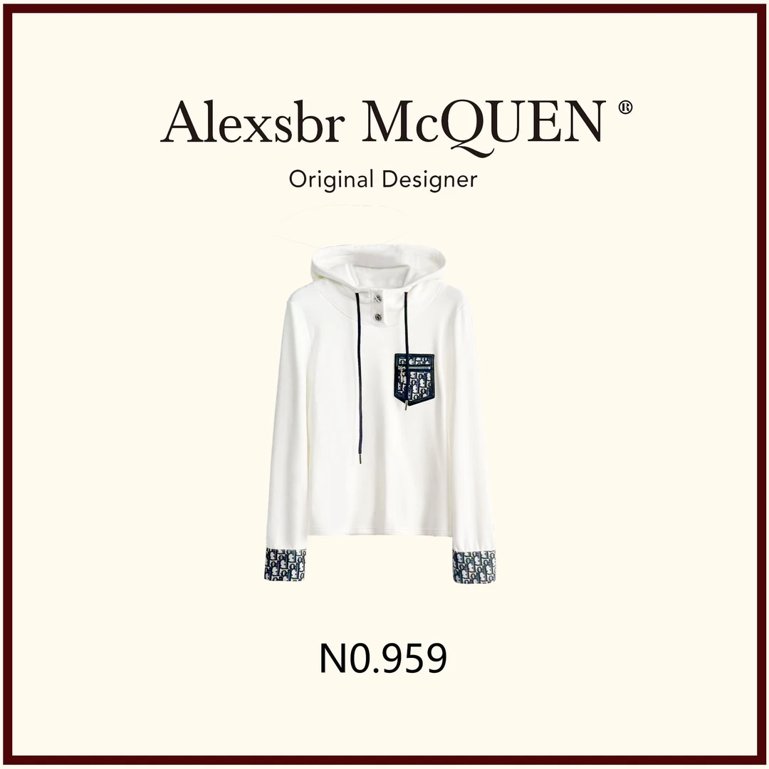 YDD•「959」秋季新款简约宽松时尚潮流休闲大码百搭上衣XZ-2322