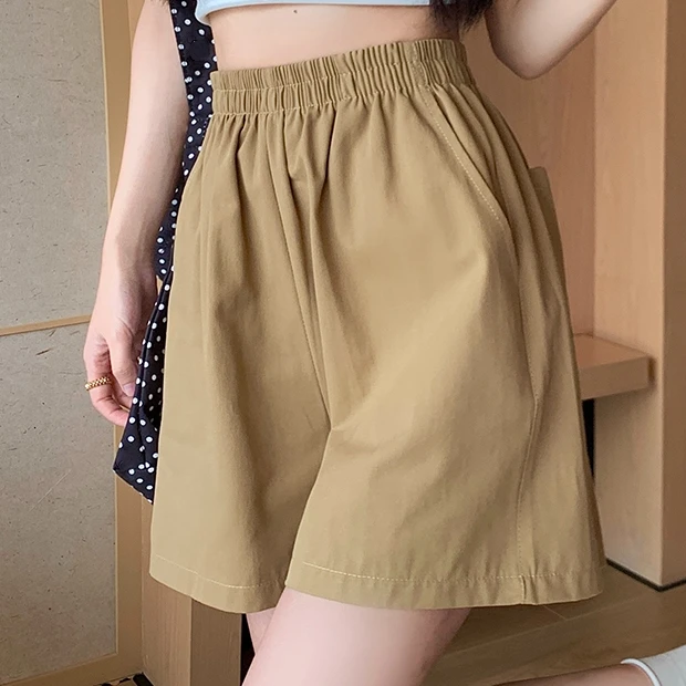 短裤女装大码阔腿短裤夏季休闲百搭宽松显瘦时尚减龄工装短裤舒适