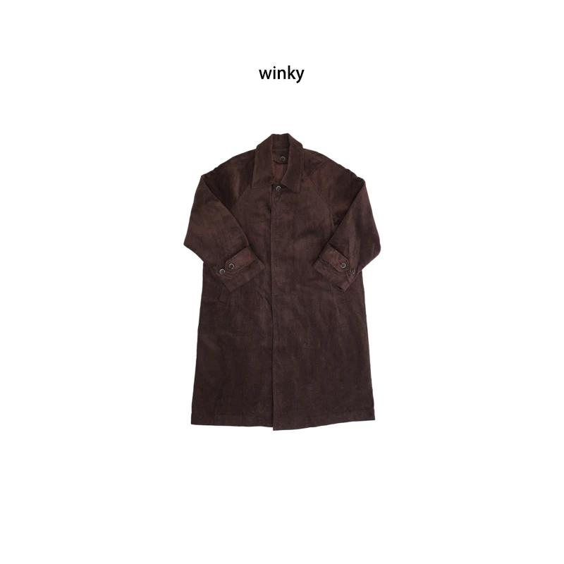 uma经典色拆卸内胆灯芯绒长棉衣