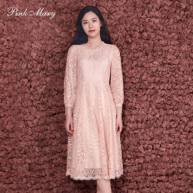 Pink Mary/粉红玛琍新款连衣裙PMAKW5566