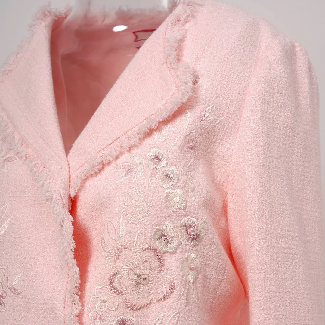 Pink Mary/粉红玛琍春秋小香风外套时尚TMANS6315