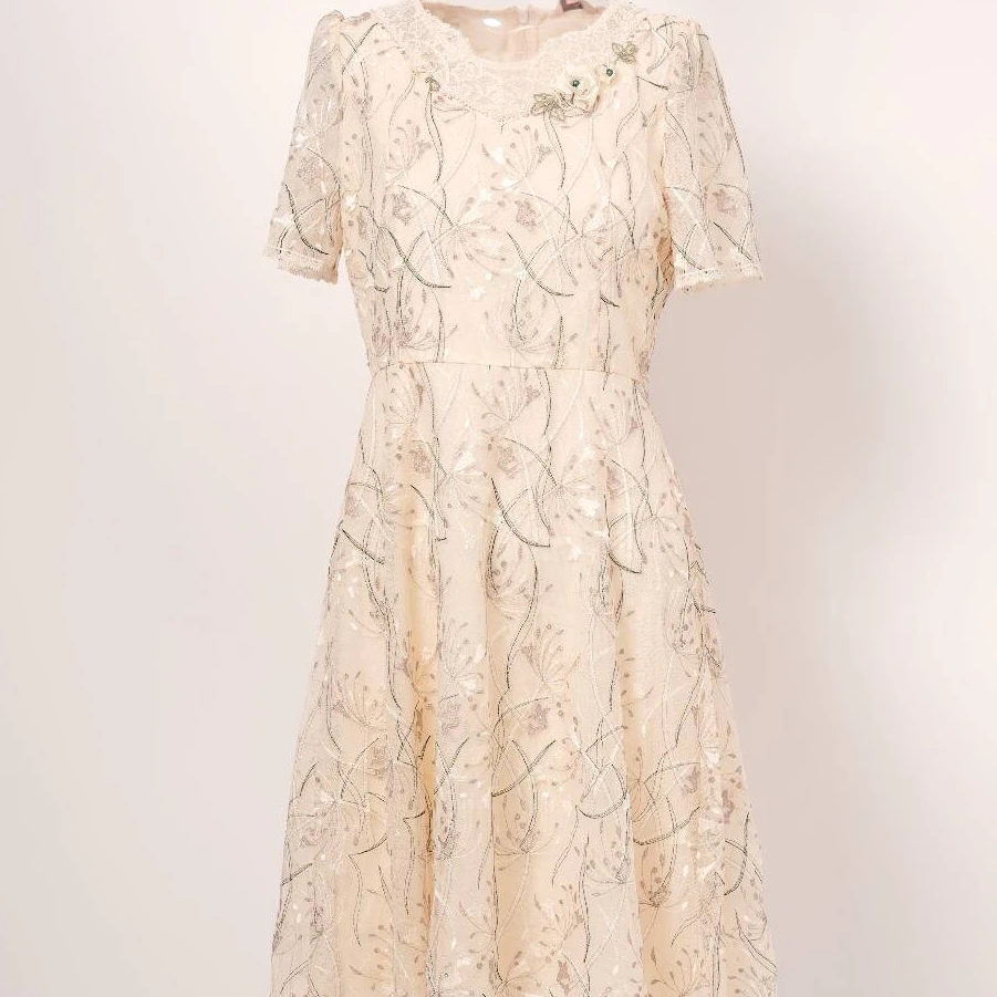 Pink Mary/粉红玛琍连衣裙气质夏季显瘦TMANS5059