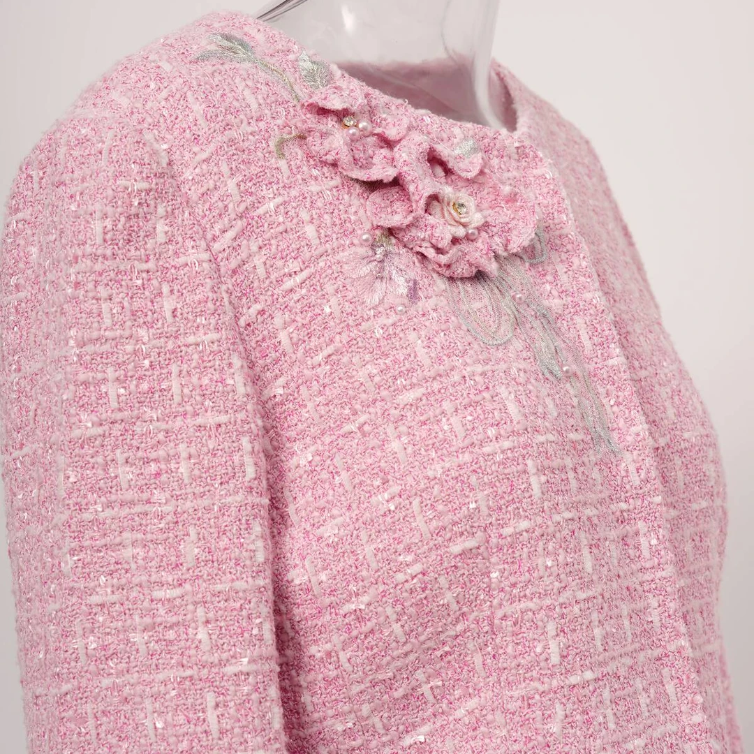 Pink Mary/粉红玛琍上衣女外套小香风TMANS6313