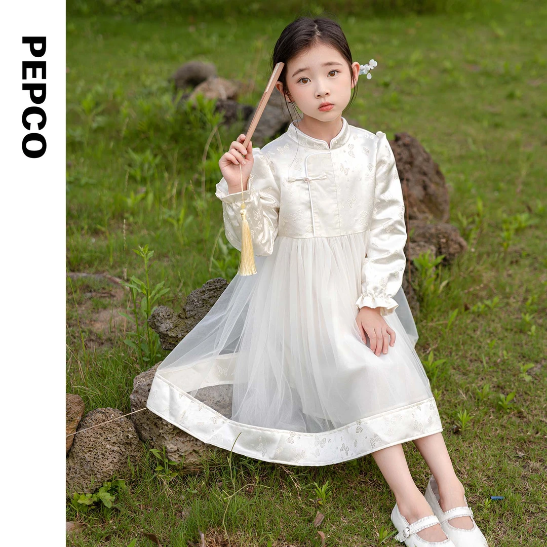 小猪班纳童装秋装新款儿童裙子中大童女童连衣裙潮822431312