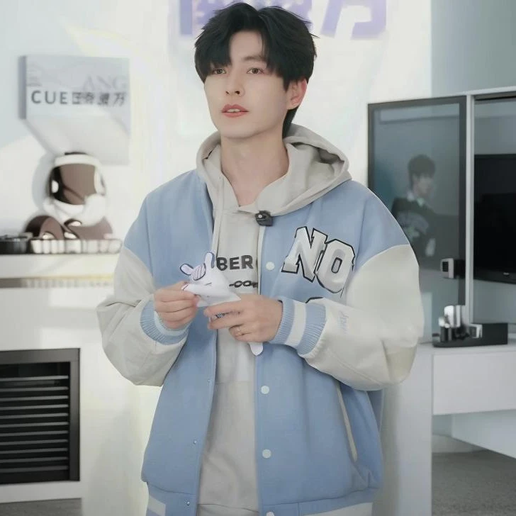 南波万学长学姐同款棒球服外套新款美式复古学院风夹克男女款