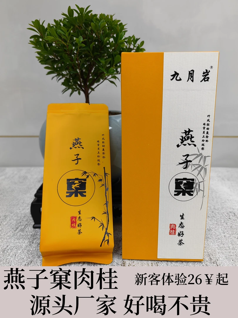 原产地武夷肉桂大红袍燕子窠生态茶叶清香型顺滑醇厚好茶马头岩
