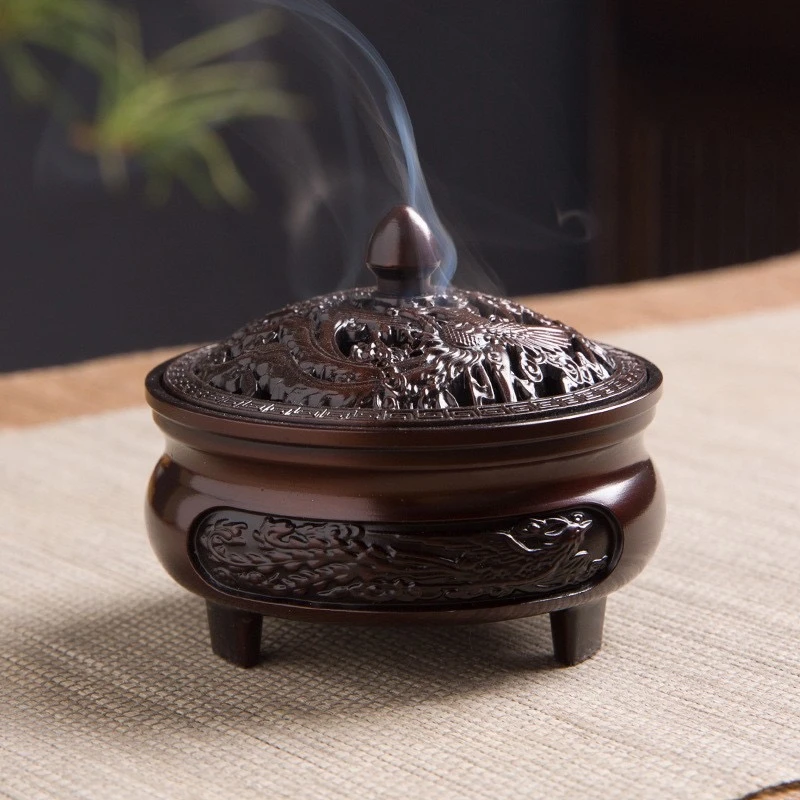 紫铜宣德炉家用香薰炉香香炉紫铜非纯铜介意勿拍