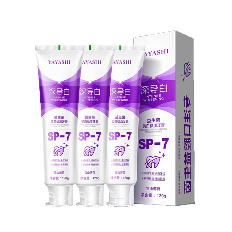 深导白家用牙膏亮白牙齿祛渍清凉舒适洁齿家庭修护龈去渍清新口气