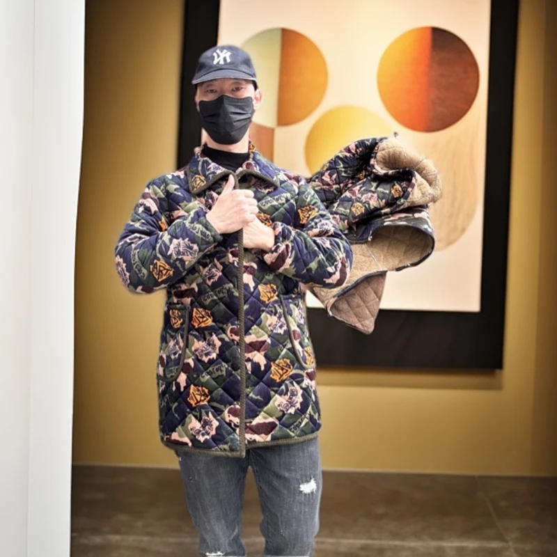 男士3号短款翻领罩衣工作服棉服保暖冬季户外休闲时尚加厚中国风