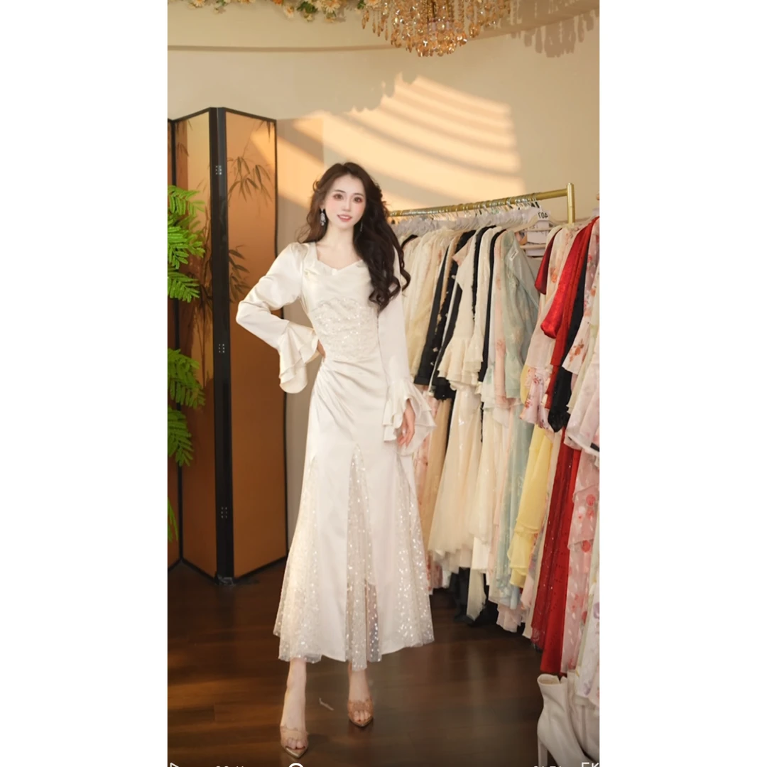 瑞瑞定制-610月光芭蕾L1037连衣裙